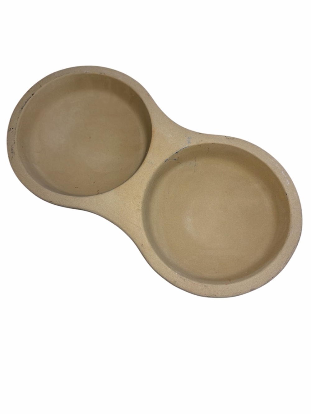 The Pampered Chef Stoneware Microwave Egg Cooker- Beige Ceramic #5161